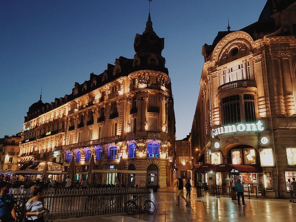 Montpellier de nuit
