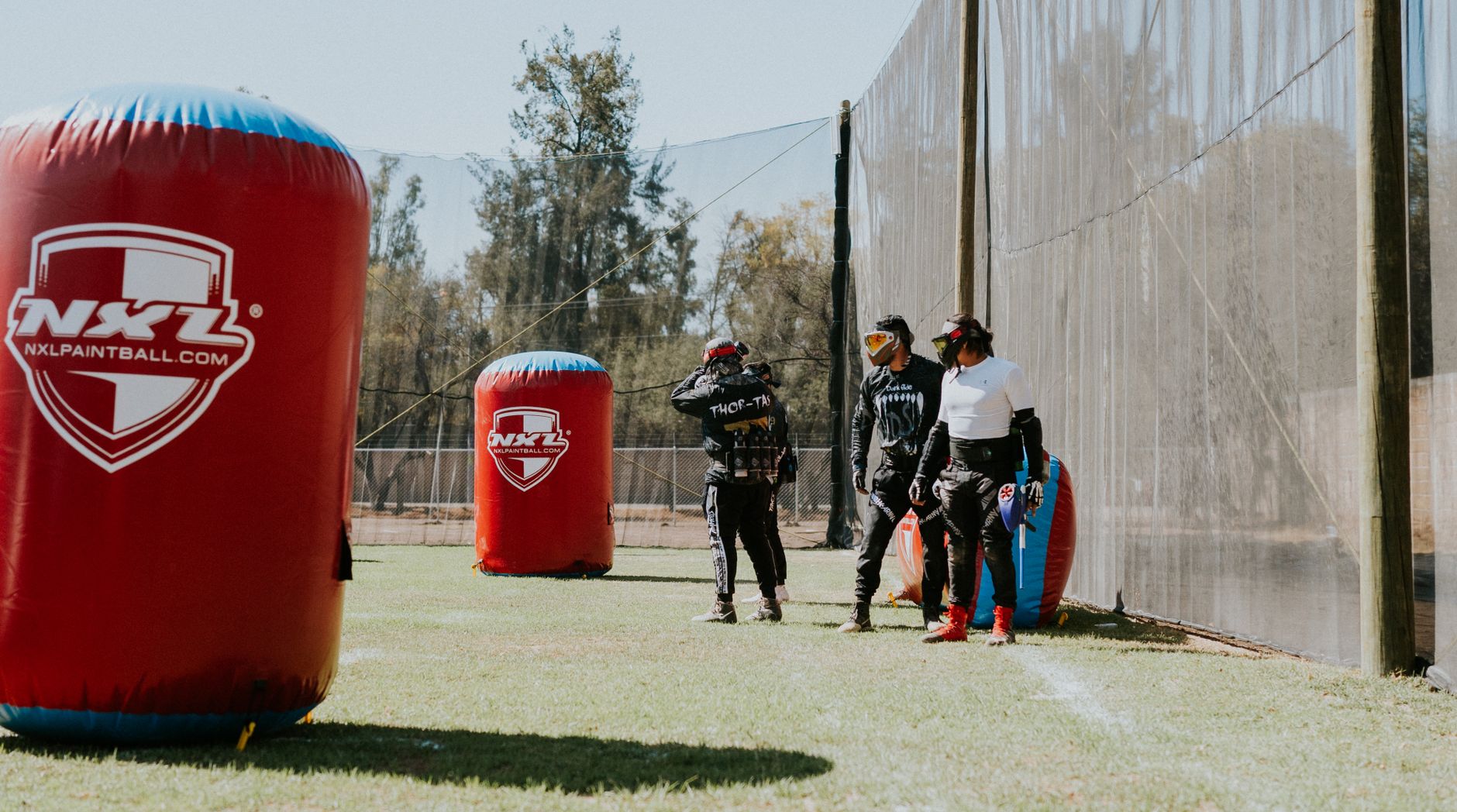 Gabarits de pages pour lieux de team building paintball